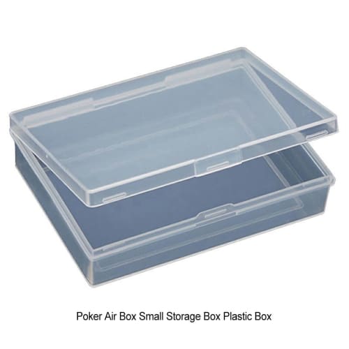 QUHSSHIK 2 Sets of ABS Playing Card Cases, Keeps Playing Cards Organized and Secure, Transparent Deck Cases, As Shown
