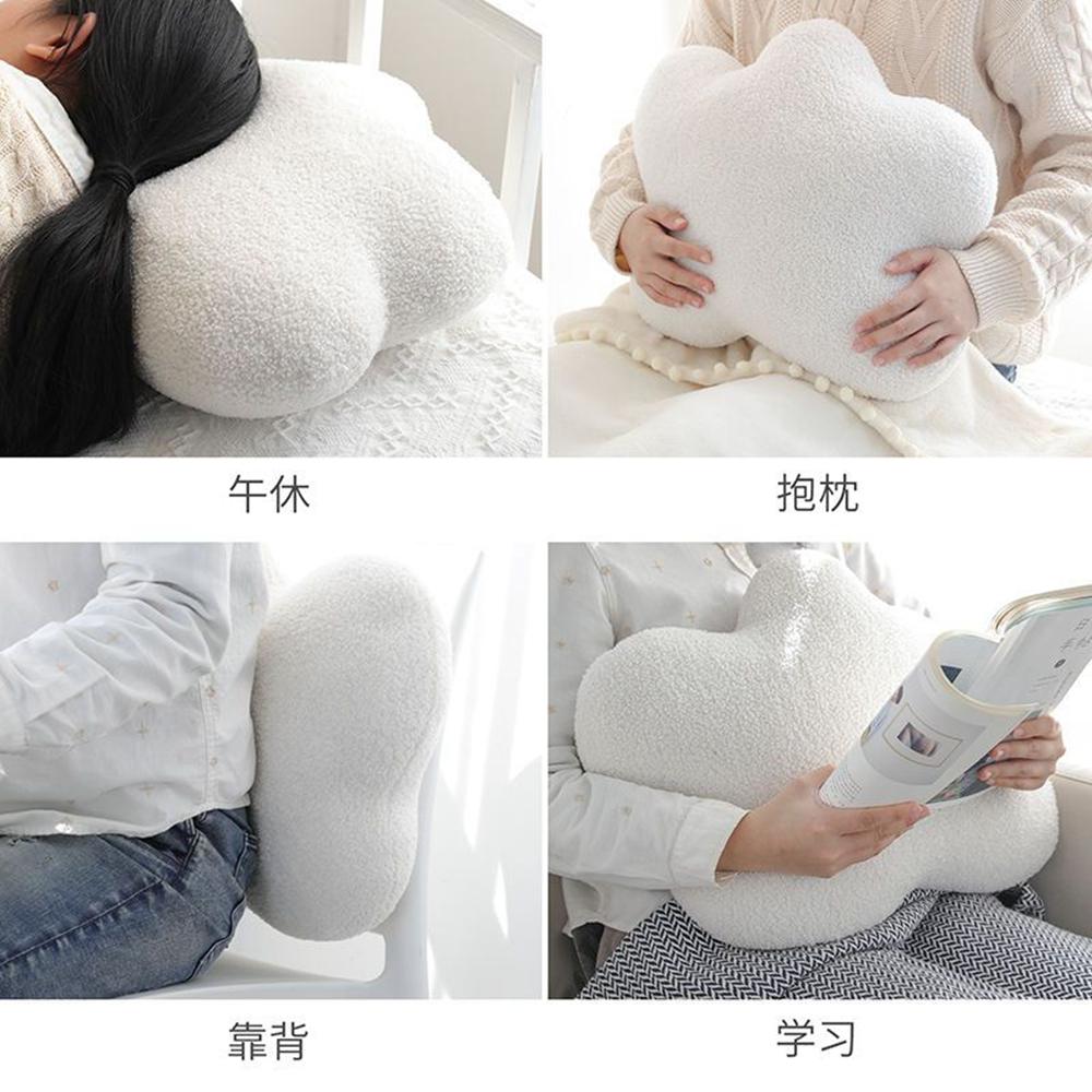 50cm Large Cloud Plush Pillow Chair Cushion Sleep Comfort Pillow Doll Office Waist Doll Send Friends Birthday Christmas Gift