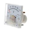 Dial Type DC Voltage Meter Voltmeter Analog Panel Rectangular Plastic Volt Tester 3/5/10/15/20/30/50/100/150/250V