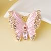 Elegant Butterfly Brooch Rhinestones Crystals Enamel Pin for Trendy Women Wedding Party Dress Jewelry Gifts Accessory