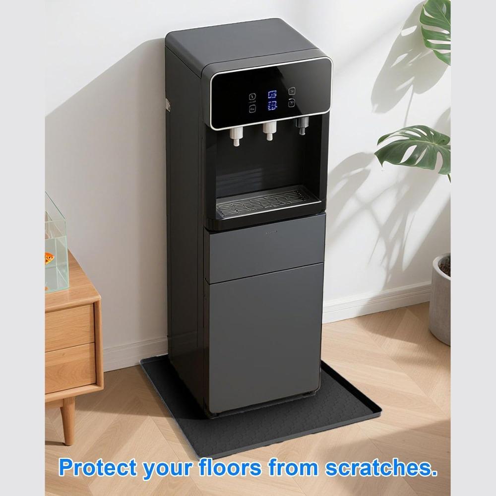 Raised Edges Silicone Fridge Mat Waterproof Floor Protection Tray Floor Protection