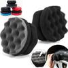 Detailing Brush Tire Shine Hex Grip Dressing Applicator Round Washable Car Foam Sponge Reusable Tire Cleaner for Auto Washing