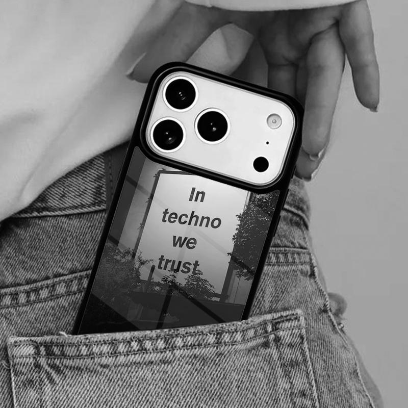 Techno Music Phone Case for iPhone 17ProMax 12 13 14 15 16e 17 Pro Max Plus Air Cover