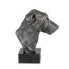 Deerhound, Scottish Deerhound - Figurine On Marble, Covered with Silver Metal, Handmade, Brand Art-Dog