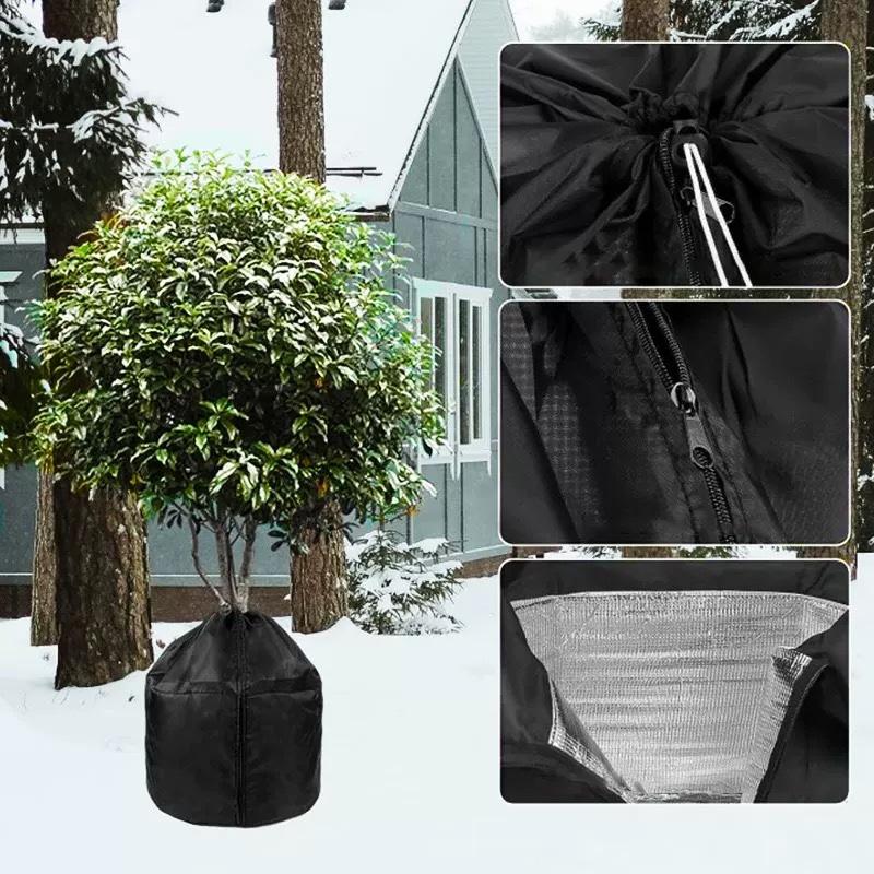 WTEMPO DIY Plant Protection Covers Water-absorbing Garden Plant Insulation Covers Fruit Tree Cold and Frost-proof Durable Flowerpot Protective Covers