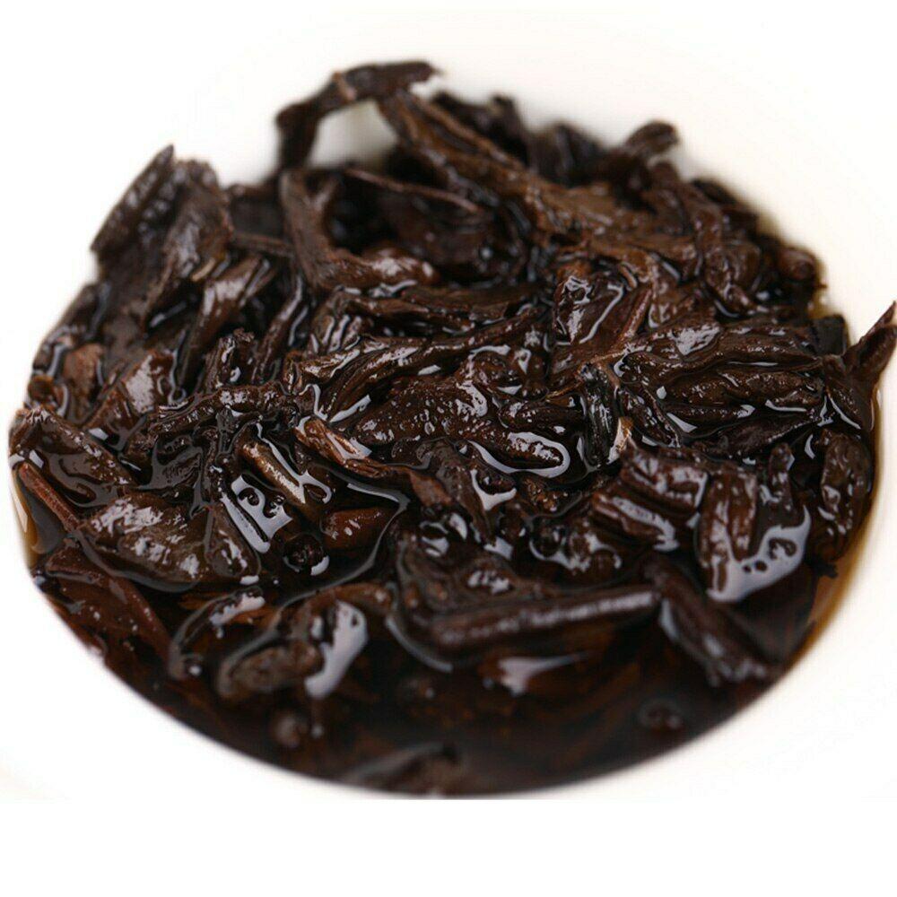 Premium Haiwan Blazing Sun Reifer chinesischer Puerh-Tee „Jiao Yang“ Shu Puerh-Tee 357g