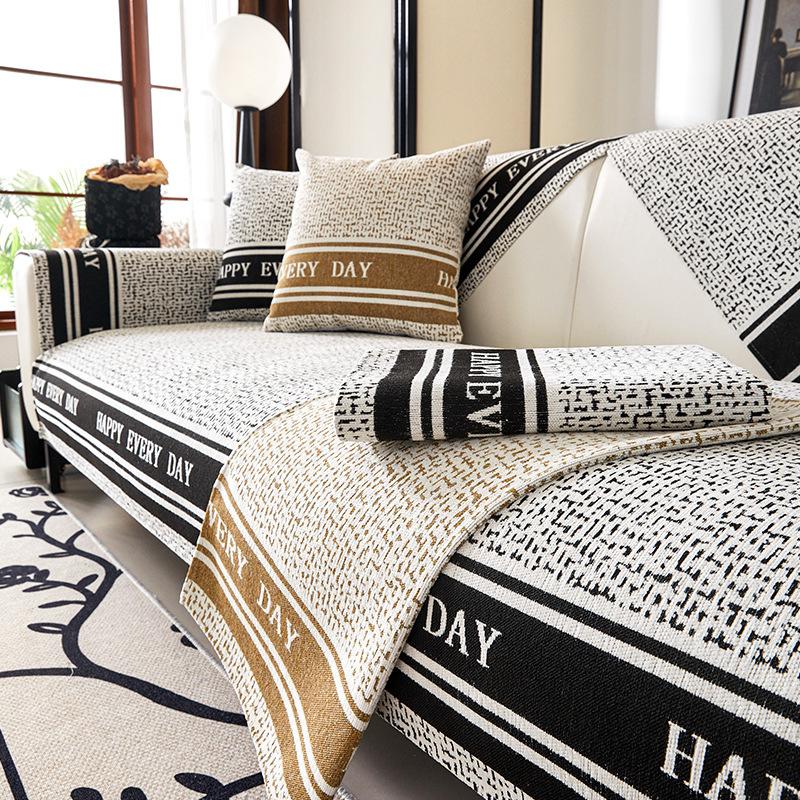 Four Seasons Universal Sofa Cushion Simple Modern Combination Full Package Universal Sofa Cover Anti Slip Nordic Sofa