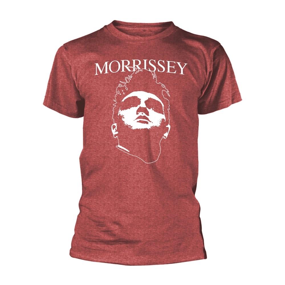 MORRISSEY - FACE LOGO (HEATHER RED) RED T-Shirt XX-Large S