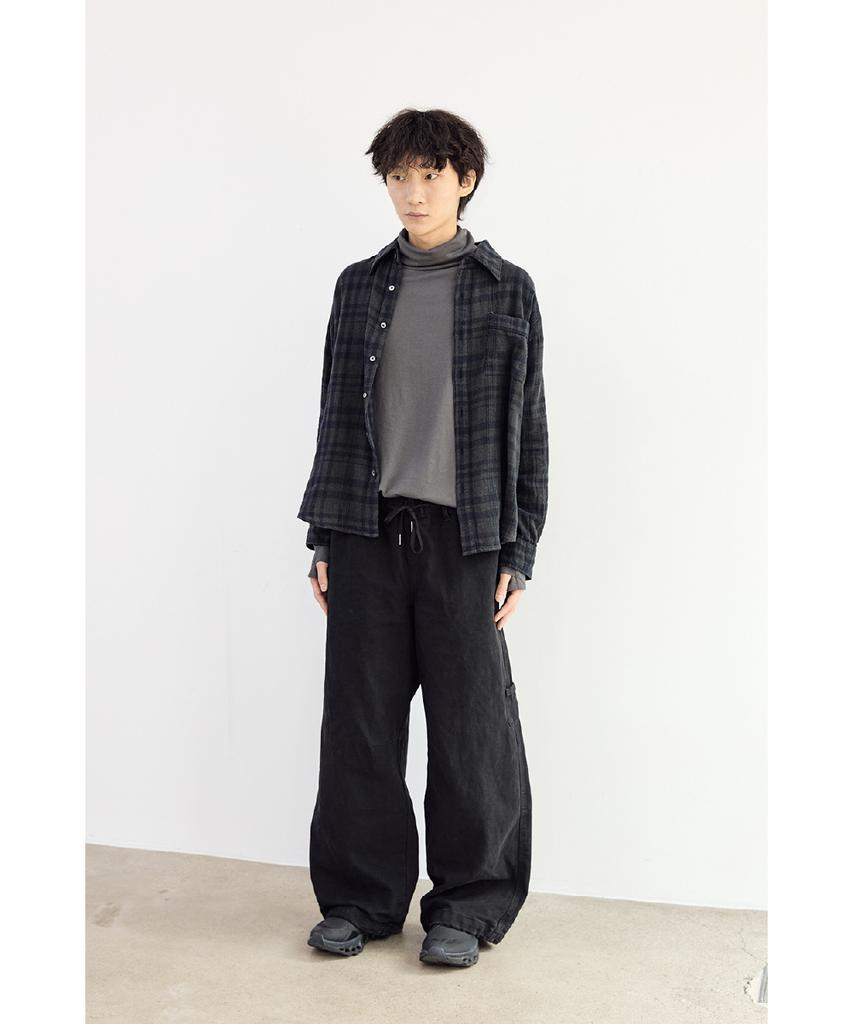 Haechinglum Over Duck Pants Washed Black