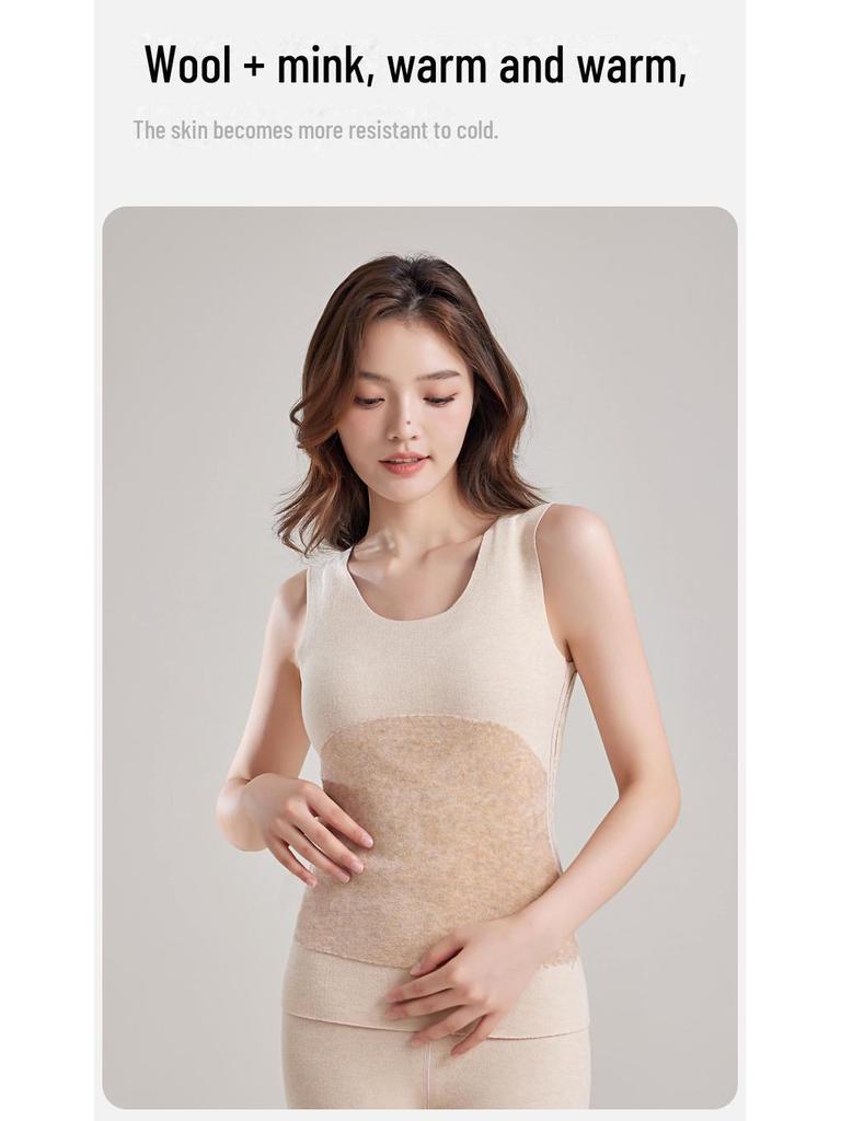 Women's Far Infrared Heated Velvet-Lined Vest for Winter