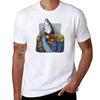 Vintage Funny Caardine Officer Printed T-shirt Black Humor Cool Creative Man Tshirt Kawaii Cartoon Woman Short-sleev Tops