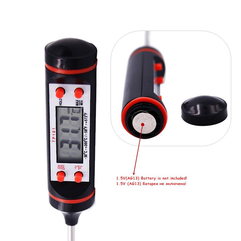 Digital Kitchen Household Cooking Thermometer Temperature Sensor Probe BBQ for Kitchen Food Tools with Retail Box