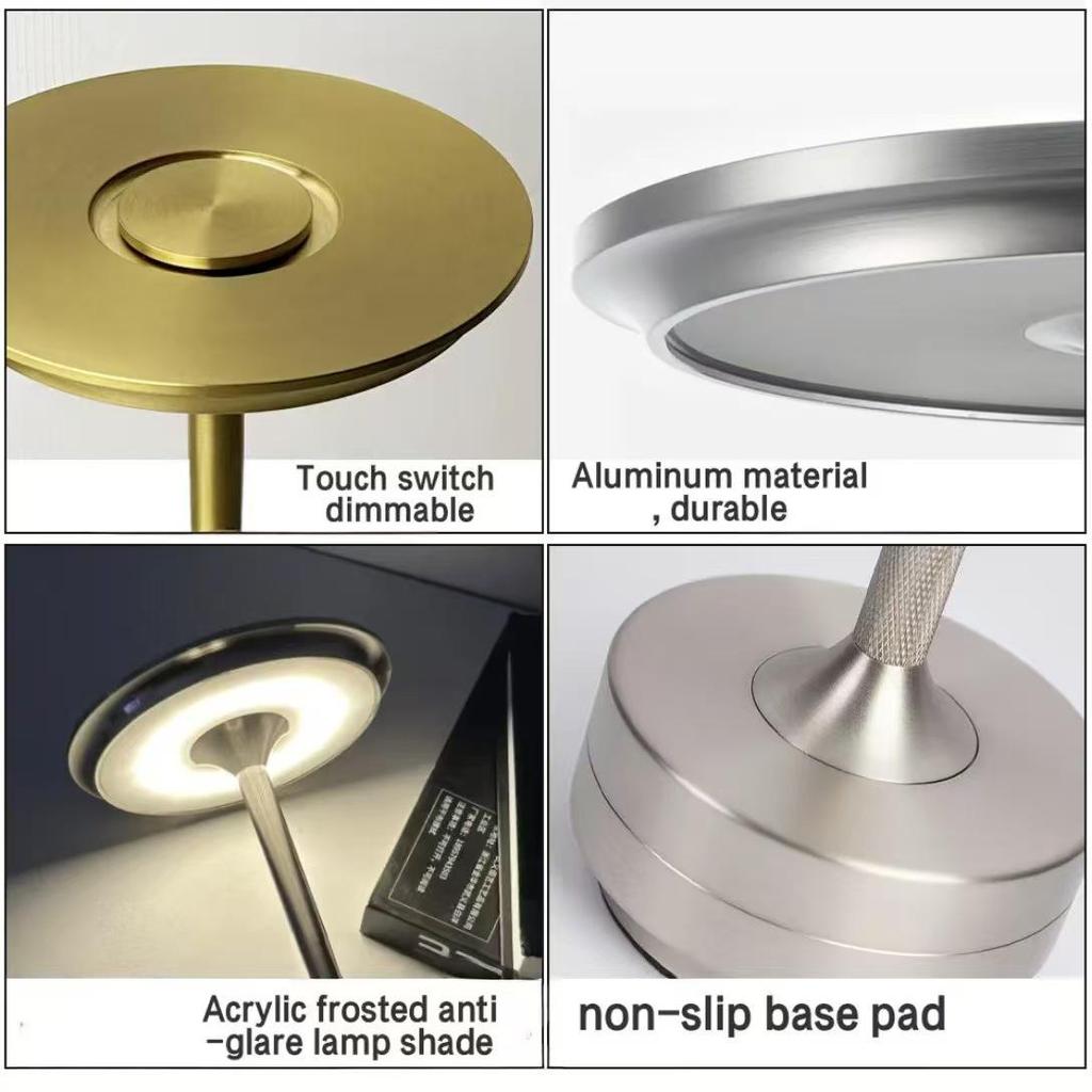 Retro LED Table Lamp: Creative Atmosphere Light for Cafe, Bar, Bedroom, or Camping.