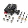 Self-Centering Dowel Jig Adjustable Guide Precise for Cabinet Making