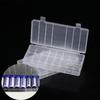 1/3/5 Stück Harter Behälter Halter Hülle 8 Schlitze Transparente Kunststoff-Batterieaufbewahrungsbox Für AAA/AA Batterie Organizer Zubehör