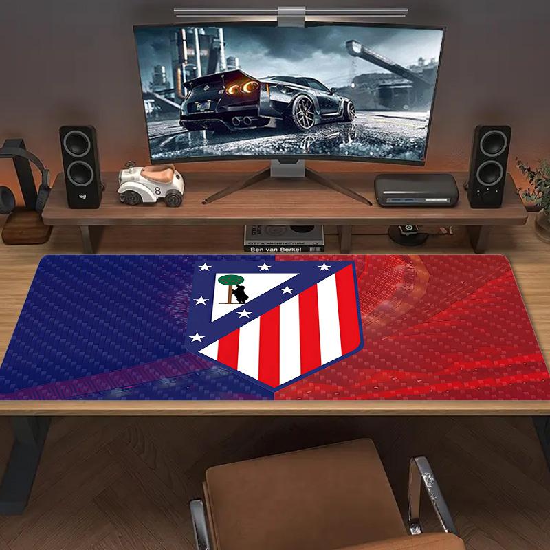 Cuscino con Stampa Atlético de Madrid Tappetino Mouse Grande Antiscivolo per Laptop Tablet Tappetino XXL Tappetino per Mini PC Con bordo bloccato