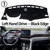 For Peugeot 3008 5008 GT Hybrid 2016-2022 Car Dashboard Cover Avoid Light Pad Instrument Platform Cover Mat Carpet Accessories