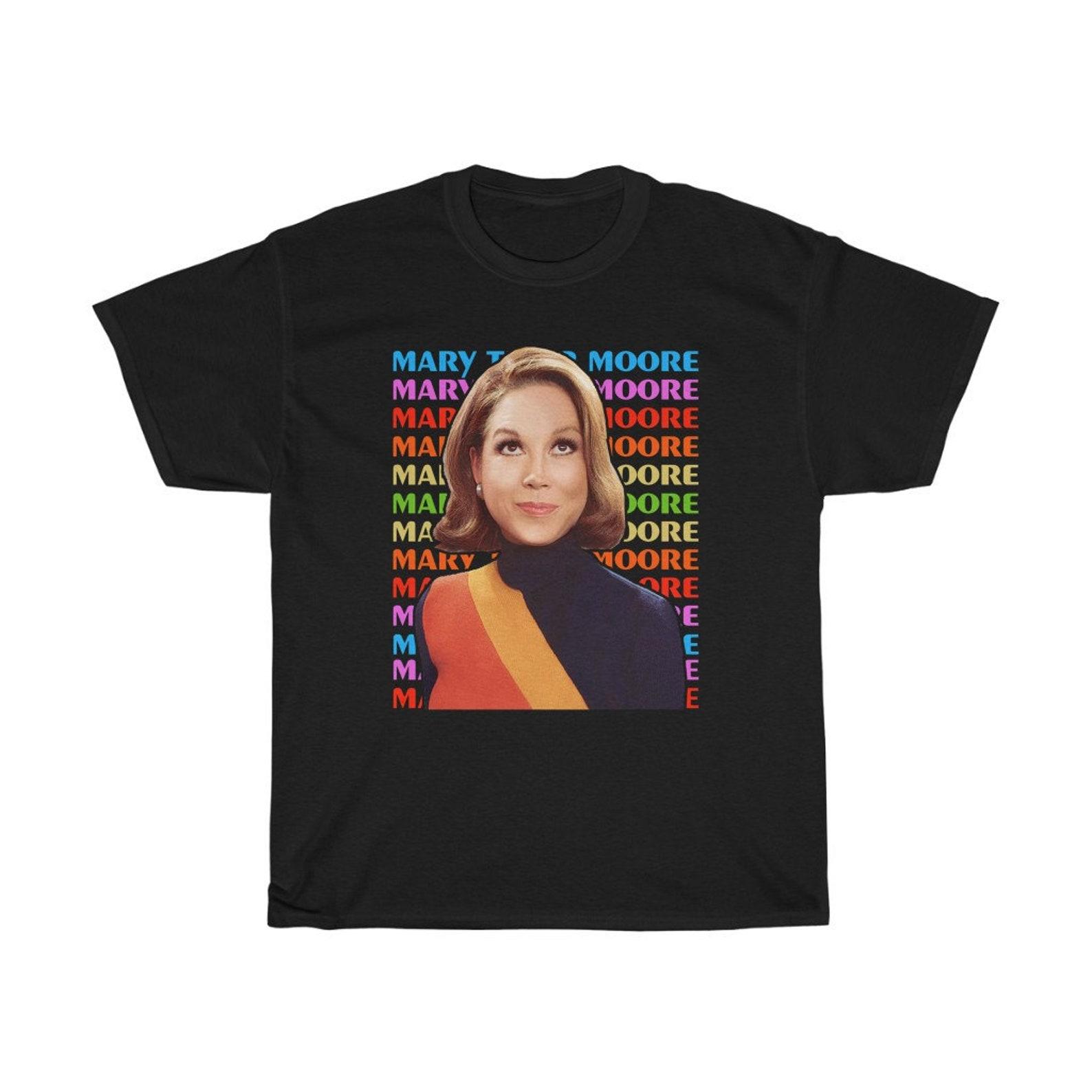 Mary Tyler Moore Classic Retro Tv Show Black T-Shirt Size S to 5XL XL