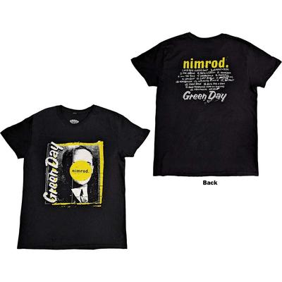 TREND RARE!Green Day. - Nimrod with Tracklist Back Print - Black T-shirt HOT NEW Unisex T-Shirt