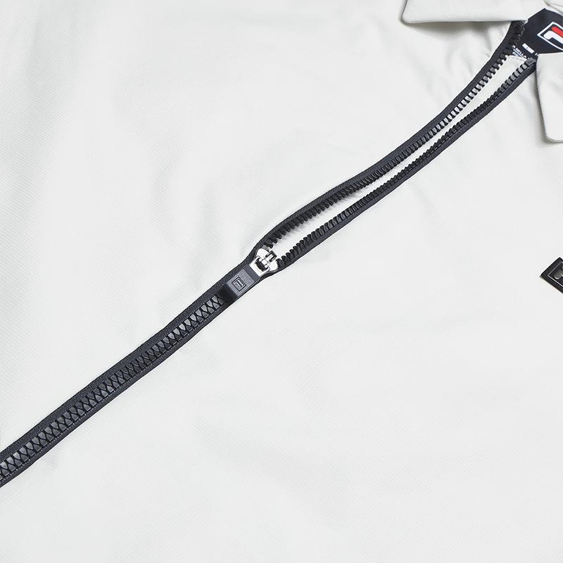 Fila White Minimalist Comfortable Warm Cotton Jacket Men Jackets F11M613905F-GY