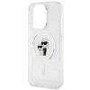 Karl Lagerfeld Klhmp15Lhgkcnot Iphone 15 Pro 6.1 Transparent Hardcase Karl&Choupette Glitter Magsafe