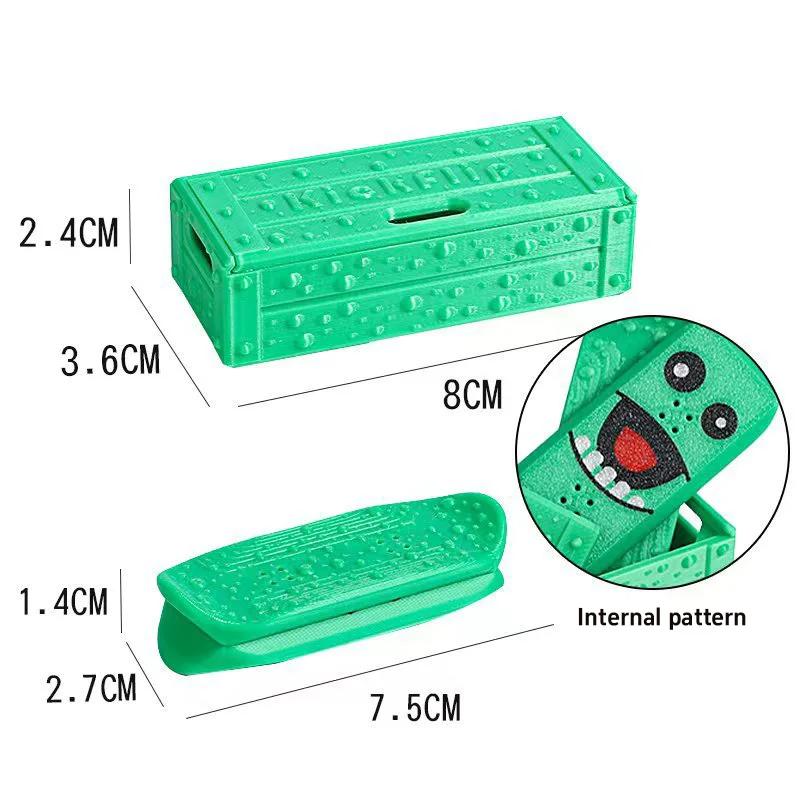 Finger Skateboards Magnetic Mini Deck Fidget Finger Skate Board For Kids Party Boys Classroom Birthday New Year Gifts