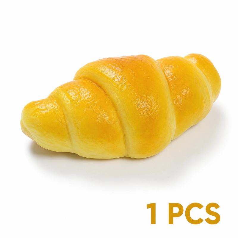Slow Rising Croissant Squishy Squeeze Fidget Toy Odorless Soft Anti-Anxiety Stress Relief for Daily Play