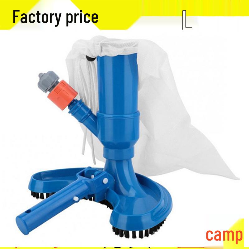 

Jet Vacuum Pool Brush with Filter Bag - Cleaning Tool Accessories Crescent Vacuum Head Set (EU Standard)