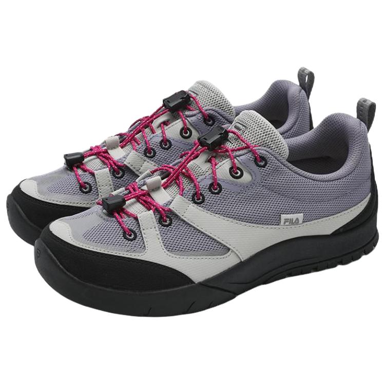FILA CAMLIFE Casual Shoes Fashion Versatile Simple Sports Comfortable Wear-Resistant Low-Top Lifestyle Shoes Women sneaker Purple Gray F12W522144FMM