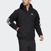 Adidas BTS Hooded Jacket Warm Sports Cotton Coat Winter Men Jackets Black FT2447
