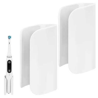 Linkidea Electric Toothbrush Plastic Electric Toothbrush Hanger with Adhesive Compatible with iO Series and Philip Sonicare ProtectiveClean