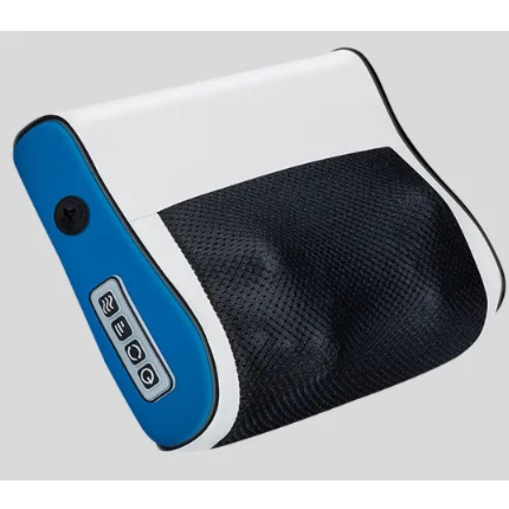 

Multi Functional Neck and Shoulder Massager Household Neck and Back Kneading Tool with Multiple Adjustable Hot Compress Massage EU Plug синий