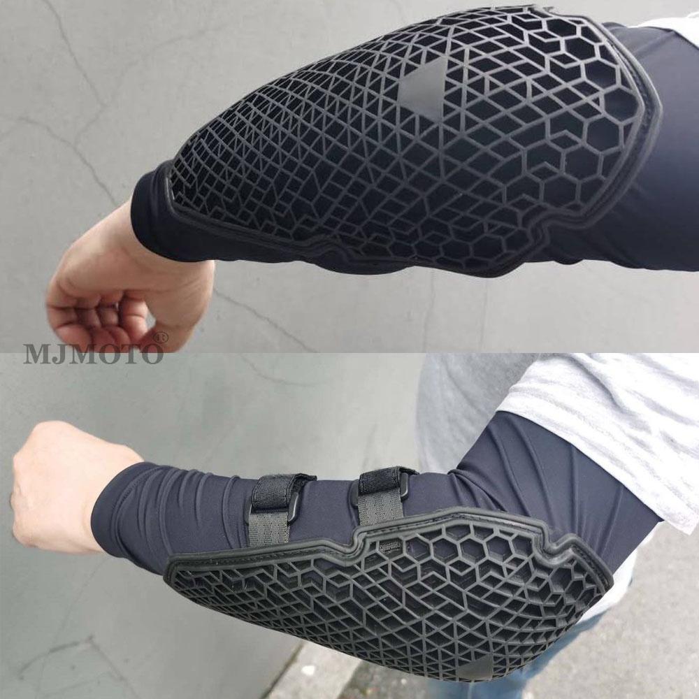 Motorcycle Elbow Pad Arm Sleeve Motorbike Skate Boarding UV Protection Gear Off-road Motorbike Riding Elbow Guard Anti-collision