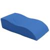 59x28x15cm S Shape Leg Lifting Pillow Removable Cover Leg Wedge Pillow for Sleeping Blue
