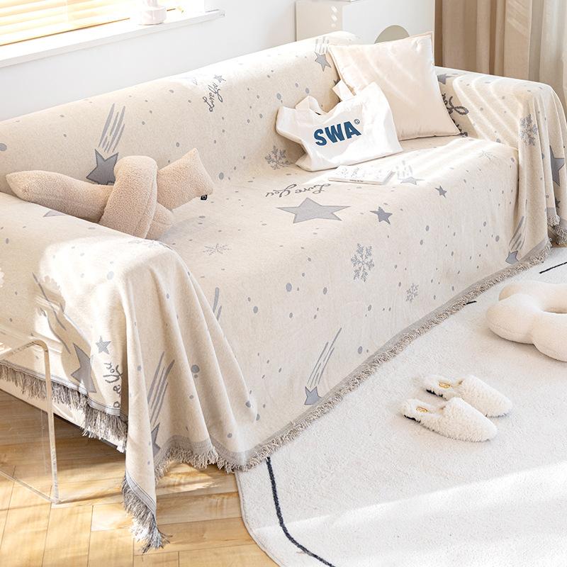 

Полотенце для дивана, простой чехол для дивана, ткань, полное покрытие, универсальный чехол на четыре сезона, чехол для диванной подушки, утолщенный против кошачьих царапин 180*130cm