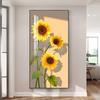 Nordic Chic White Yellow Flower Canvas Painting Sunflower Posters and Prints Tulip Vase Wall Art for Porch Room Wall Decor
