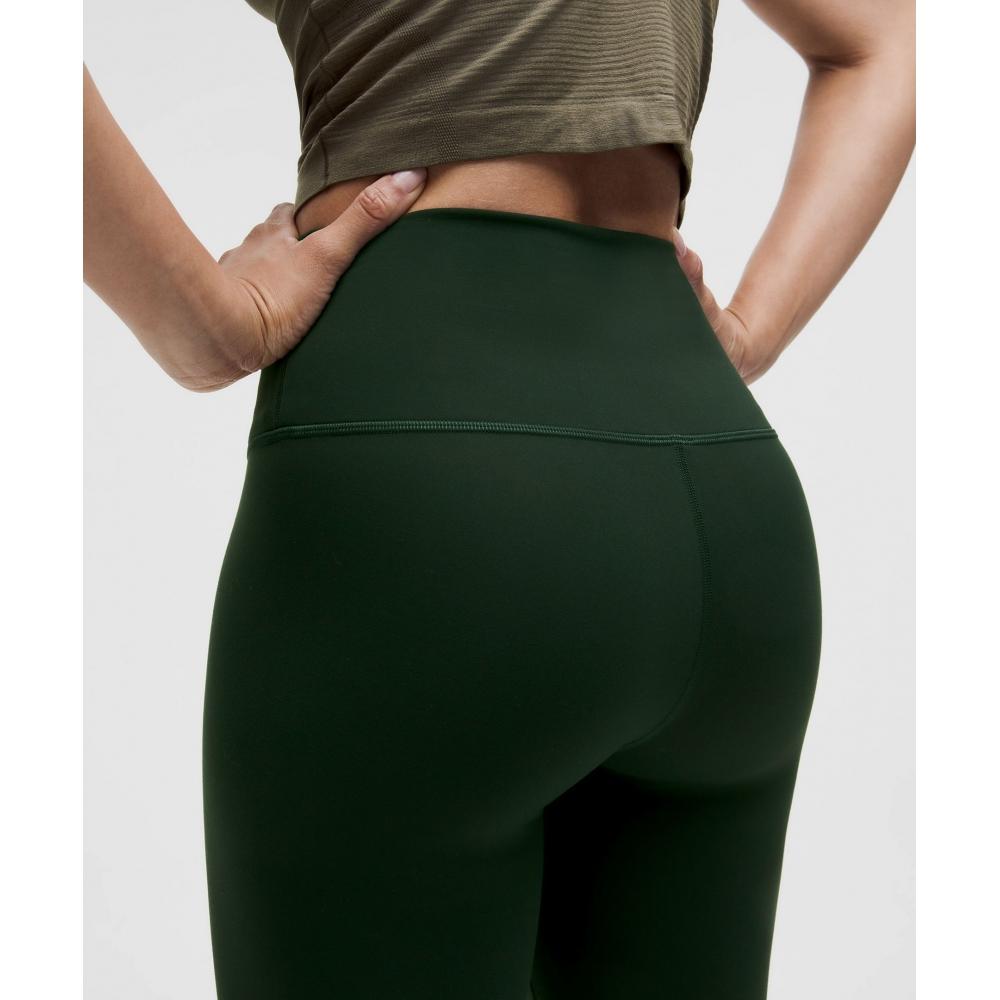 Lululemon Wunder Train High Rise Tight 28  Rainforest Green