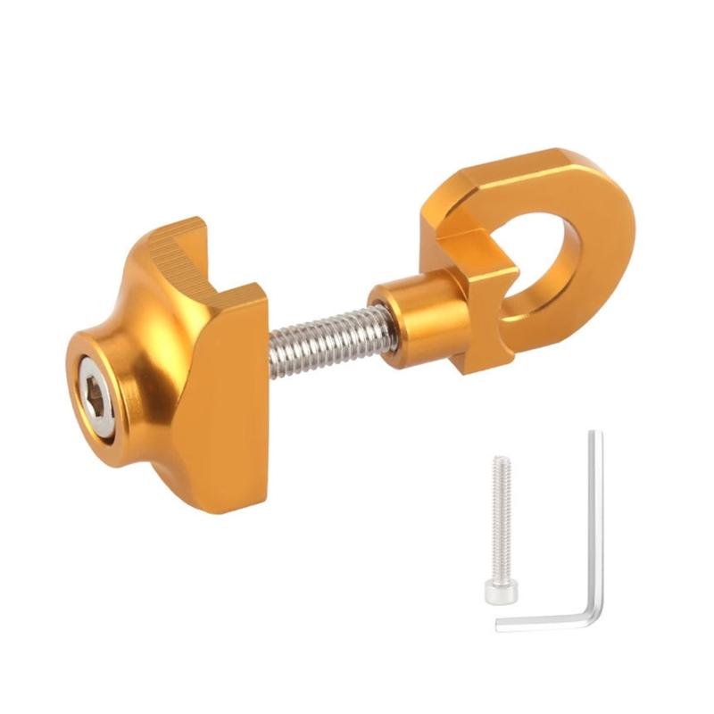 Bicycles Chain Adjuster Fastener Aluminum Alloy Bike Prevent Chain Falling Adjust Tool for Single Speed Bicycles золотой