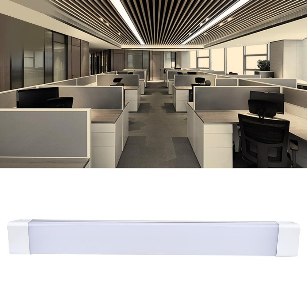 LED Armatür Şerit Işıklar IP65 Hava Koşullarına Dayanıklı Korozyona Uğramaz Garaj Atölye 4000K 2ft 27W AC185 260