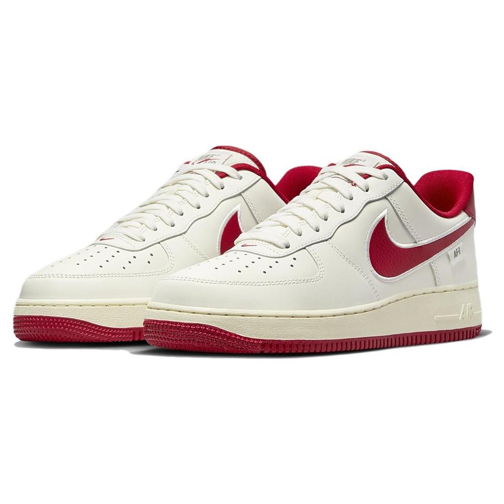 New Nike Air Force 1 Low '07 Sail Gym Red FV0392-101