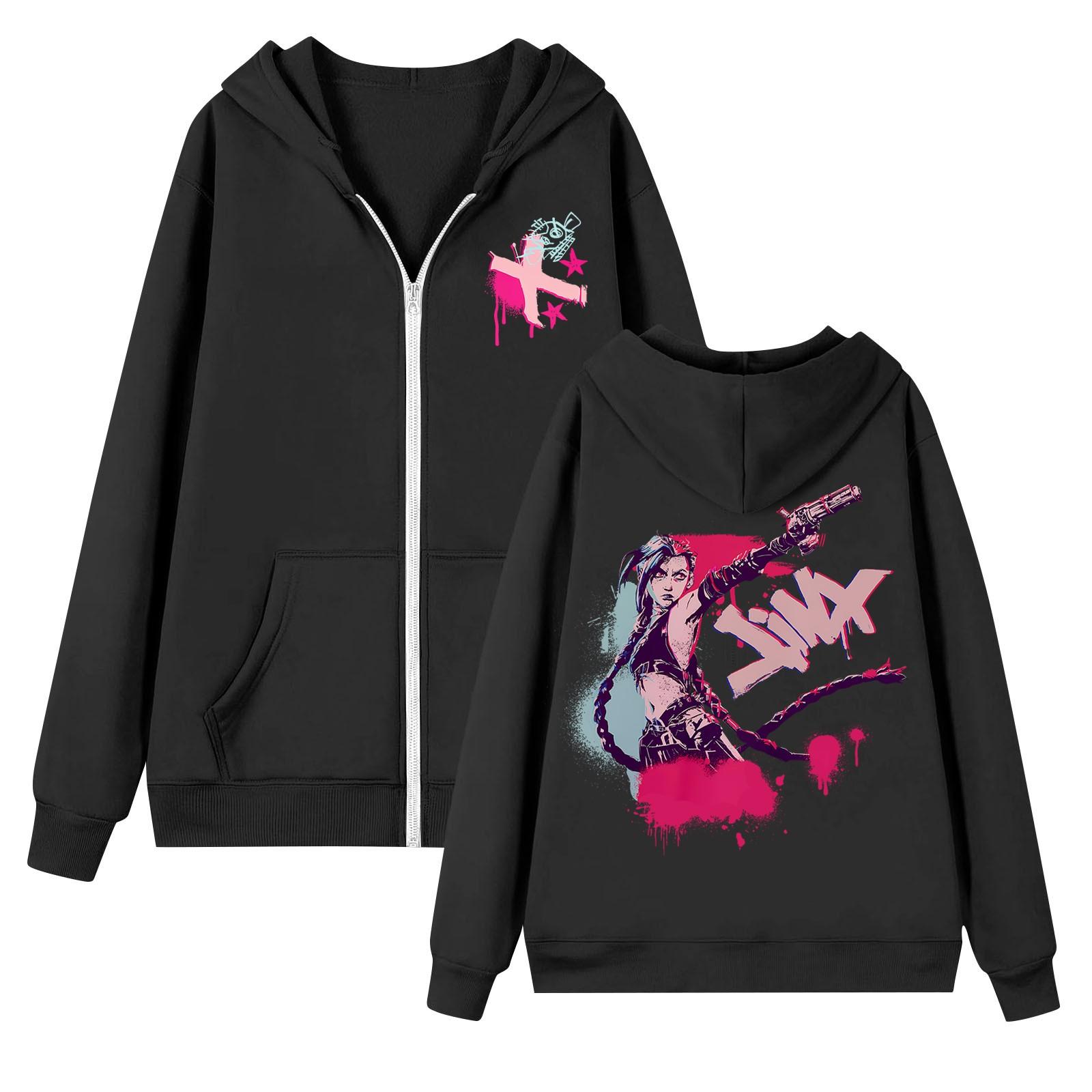 

Женская толстовка с длинным рукавом на молнии, повседневная, удобная, свободная, легкая, женская толстовка S чёрный