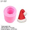3D Christmas Hat Shape Silicone Mold for Fondant, Epoxy, Clay, DIY Candles
