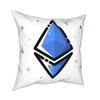 Cute Ethereum Throw Pillow Cover Polyester Cushions for Sofa Bitcoin Crypto Cryptocurrency Btc Blockchain  Cushion Covers