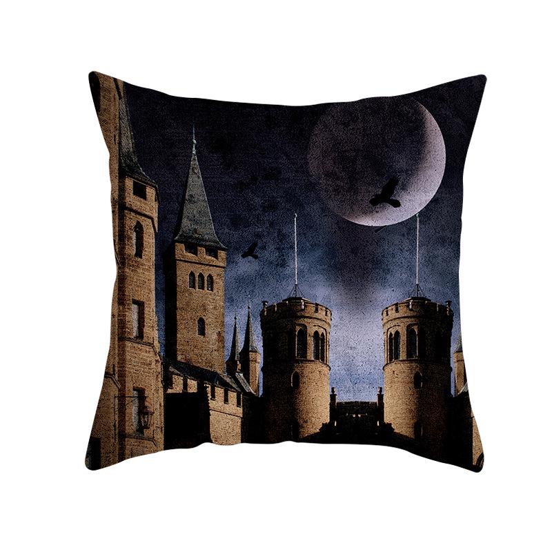 New Peach Skin Halloween Pillowcase Home Wish Home Supplies Cushion Cover Waist Pillowcase