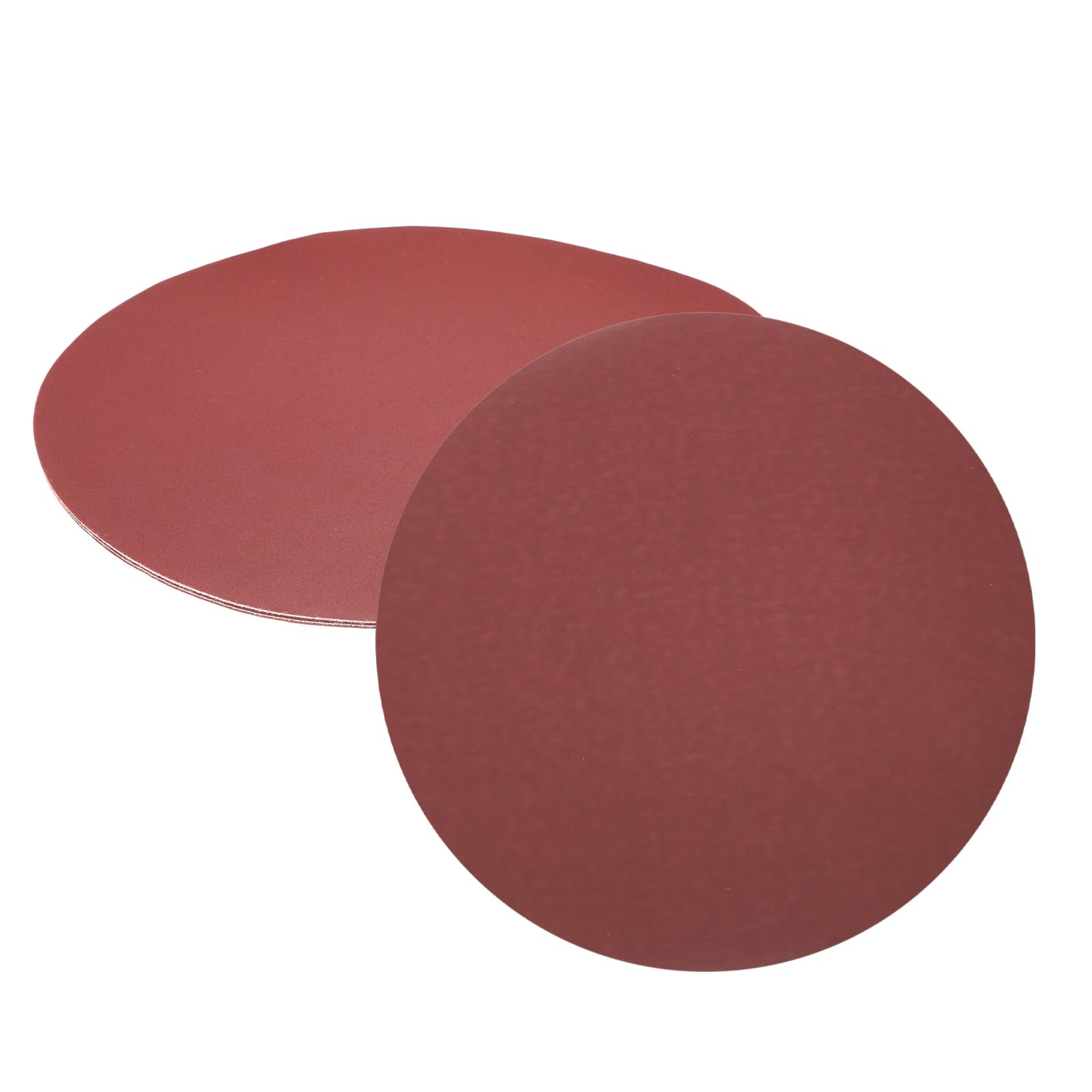 

uxcell PSA Sanding 80 Grit Aluminum Oxide Round Sander Paper for Sanding Auto Car and Metal 5-Piece 12-inch Discs, Self-Adhesive Stick-Back Sandpaper, червоний