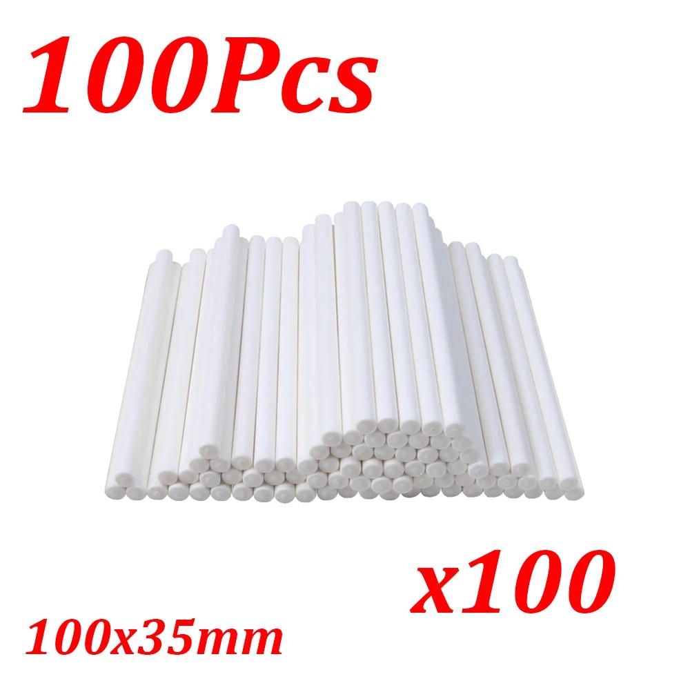 100-1000Pcs Paper Lollipop Stick Plain White Candy Lolly Pop For Party Dining Diy Making Chocolate Sucker Sticks Cake Lollipop