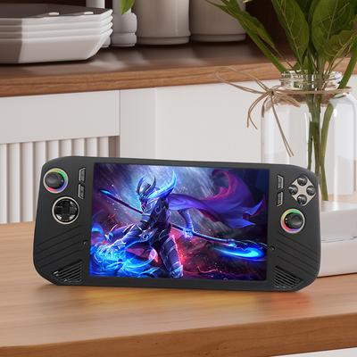 Para Console Portátil MSI Claw 8AI Capa de Silicone Capa Protetora Anti-Queda Capa Protetora Carcaça Totalmente Protetora Acessórios de Jogo