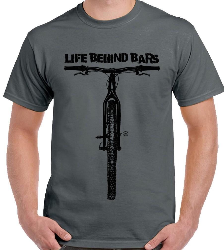 26 Cycling T-Shirt Mens Funny Life Behind Bars Cyclist Bike Bicycle Unisex T-Shirt M