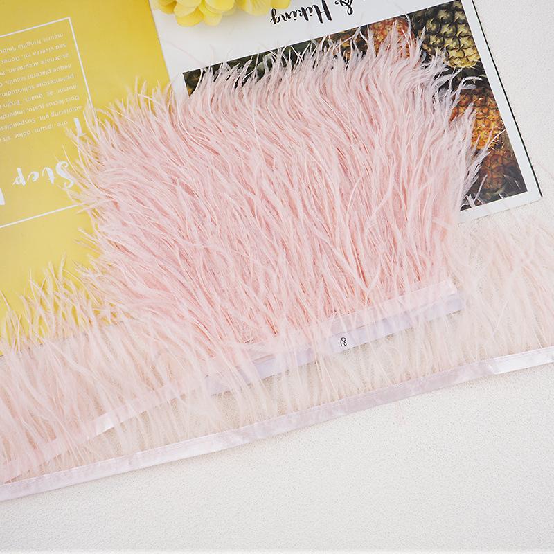 1M 10-13Cm Ostrich Feather Fringed Jewelry Handicrafts Clothing Decorative Accessories