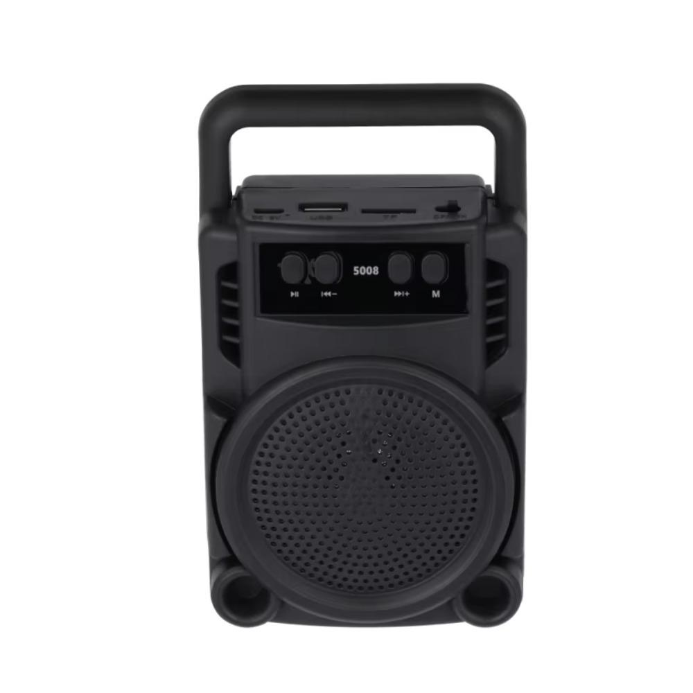 

TWS Function Karaoke Speaker 360° Light Party Speaker Portable Bluetooth Speaker Family Use чорний
